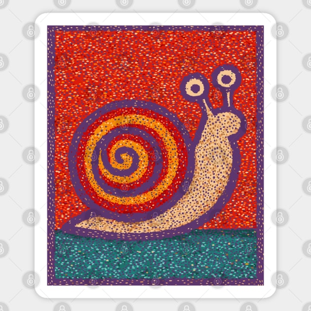 The Spiral | A Wearable Art Mosaic Magnet by TuncGK